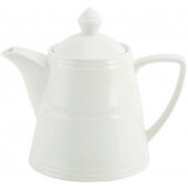 5256308 Mikasa Hospitality, 12.8 oz Americana Vitrified Porcelain Teapot, Bright White