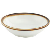 5256182 Mikasa Hospitality, 2 oz Lodge Vitrified Porcelain Sauce Bowl, White