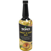 60565 Tropics Mixology, 1 Liter Sweet & Sour Bar Mix (12/case)