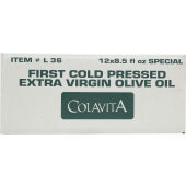 Colavita L36, 8.5 oz Extra Virgin Olive Oil (12/case)