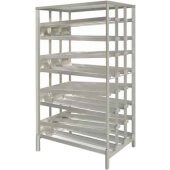CSR-210 Piper, Full Size Stationary Aluminum Can Rack, 210 Can Capacity