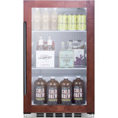 SPR489OSCSSPNR Summit Appliance, 19" 1 Glass Door Outdoor Undercounter Refrigerator