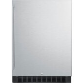 SPR627OS Summit Appliance, 24" 1 Solid Door Outdoor Undercounter Refrigerator