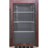 SPR488BOSCSSPNR Summit Appliance, 19" 1 Glass Door Outdoor Undercounter Refrigerator