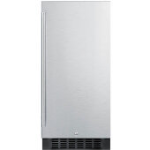 SPR316OS Summit Appliance, 15" 1 Solid Door Outdoor Undercounter Refrigerator
