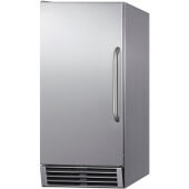 BIM47OSADA Summit Appliance, 15" Air Cooled Full Cube Outdoor Undercounter Ice Machine, 50 Lb