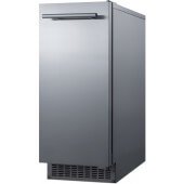 BIM68OSPUMP Summit Appliance, 15" Air Cooled Bel Ice Outdoor Undercounter Ice Machine, 62 Lb