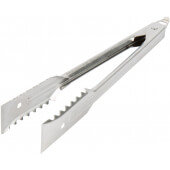 6410HDL/12 (36011) Edlund, 10" Stainless Steel Locking Utility Gripper Tongs (12/pk)