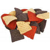 8613 Mission Foods, 2 Lb Bag Triangle Tri-Color Tortilla Chips (6/case)