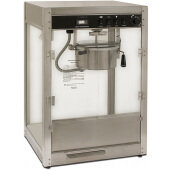 11087 Benchmark USA, 8 oz Silver Screen Popcorn Popper & Merchandiser