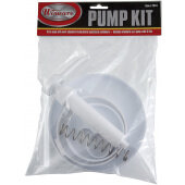 PKT-6 Winco, Plastic Condiment Pump Kit w/ 5 Lids
