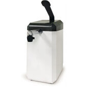 10951 Nemco, 1 1/2 Gallon Plastic Condiment Dispenser, White / Black