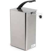 10961 Nemco, 1 1/2 Gallon Stainless Steel Condiment Dispenser, Silver
