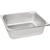 56744 Benchmark USA, 1/2 Size Stainless Steel Steam Table Pan, 4" Deep
