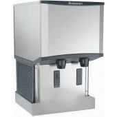 HID525AW-1 Scotsman, 500 Lb Air Cooled Wall Mount Nugget Ice & Water Dispenser, 25 Lb Storage