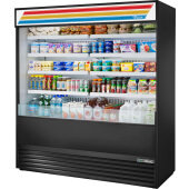 TOAM-72-HC~TSL01 True, 72" Vertical Open Display Case Merchandiser