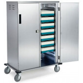5720 Lakeside, 20 Tray Elite Series™ Stainless Steel Meal Delivery Cart, Silver