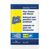 02010 Spic and Span, 2.2 oz Floor Cleaner Powder Concentrate Portion Pack w/ Bleach (45/case)