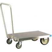 454 Lakeside, 30" x 20" Stainless Steel Platform Truck, 650 Lb Capacity
