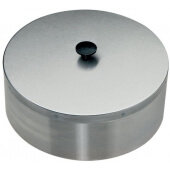 09537 Lakeside, 7 1/4" x 3 1/4" Stainless Steel Dish Dispenser Tube Cover
