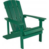 LVLO-225932 LiVello, Charlestown Outdoor Faux Wood Adirondack Chair, Green
