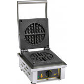 GES75/1 Equipex, 1.75 kW Electric Waffle Maker / Iron, Single, 7" Round