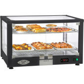 WD780B-2/1 Equipex, 30 1/2" Countertop Full Service Heated Display Case w/ 2 Shelves