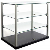 TN-583 Equipex, 3-Tier Dual Service Glass Bakery Display Case