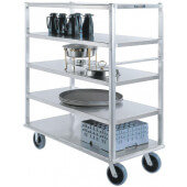 4596 Lakeside, 75" x 29" Aluminum Queen Mary Cart w/ 5 Shelves