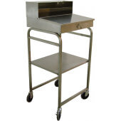 13511 Omcan USA, 22 1/2" x 24 1/4" Mobile Stainless Steel Receiving Desk