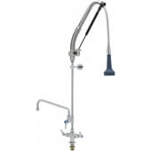 B-0113-12-CRB8P T&S Brass, Single Hole Deck Mount Pre-Rinse Faucet w/ 12" Add-On Faucet
