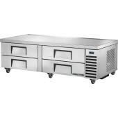 TRCB-72-HC True, 72" 4 Drawer Refrigerated Chef Base Refrigerator