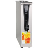 43900.0001 Bunn, 3.5 Gallon Stainless Steel Iced Tea Dispenser w/ Brew-Thru Lid
