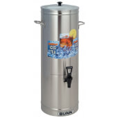33000.0001 Bunn, 5 Gallon Stainless Steel Iced Tea Dispenser