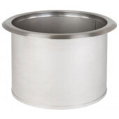 TCD-3-NB Dispense-Rite, 9 5/8" x 6" Stainless Steel Drop-In Trash Chute
