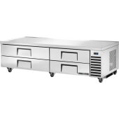 TRCB-82-HC True, 82" 4 Drawer Refrigerated Chef Base Refrigerator