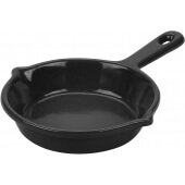 CW1980BKGS TableCraft Professional Bakeware, 6 1/8" Cast Aluminum Fry Pan Server, Black w/ Green Speckle