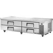 TRCB-82-84-HC True, 84" 4 Drawer Refrigerated Chef Base Refrigerator