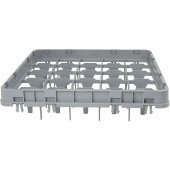 20E2151 Cambro, 20 Compartment Full Drop Camrack Full Size Cup Rack Extender, Soft Gray