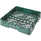 BR258119 Cambro, 1 Compartment Camrack Full Size Base Rack, Sherwood Green