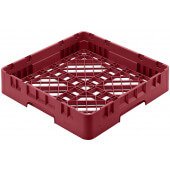 BR258416 Cambro, 1 Compartment Camrack Full Size Base Rack, Cranberry