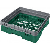 BR414119 Cambro, 1 Compartment Camrack Full Size Open Dishwasher Rack w/ 1 Extender, Sherwood Green