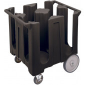 DC1225110 Cambro, 4 Column Poker Chip Dish Caddy, Holds up to 240 Plates, Black
