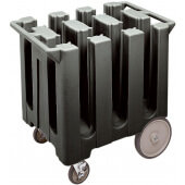 DC575110 Cambro, 6 Column Poker Chip Dish Caddy, Holds up to 360 Plates, Black
