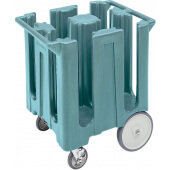 DC825401 Cambro, 4 Column Poker Chip Dish Caddy, Holds up to 240 Plates, Slate Blue