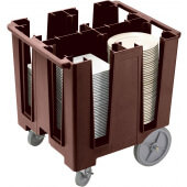 DCS1125131 Cambro, 4 Column Versa Dish Caddy, Holds up to 240 Plates, Brown