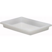 18263P148 Cambro, 26" x 18" x 3 1/2" Polyethylene Food Storage Box, White