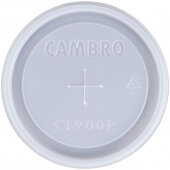 CL900P190 Cambro, CamLid® for 9.7 oz Tumblers, Translucent (1,000/case)