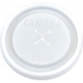 CL800P190 Cambro, CamLid® Colorware Lid for 7.8 oz Tumblers, Translucent (1,000/case)