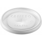 CLLT12190 Cambro, CamLid® for 12 oz Laguna Tumblers, Translucent (1,000/case)